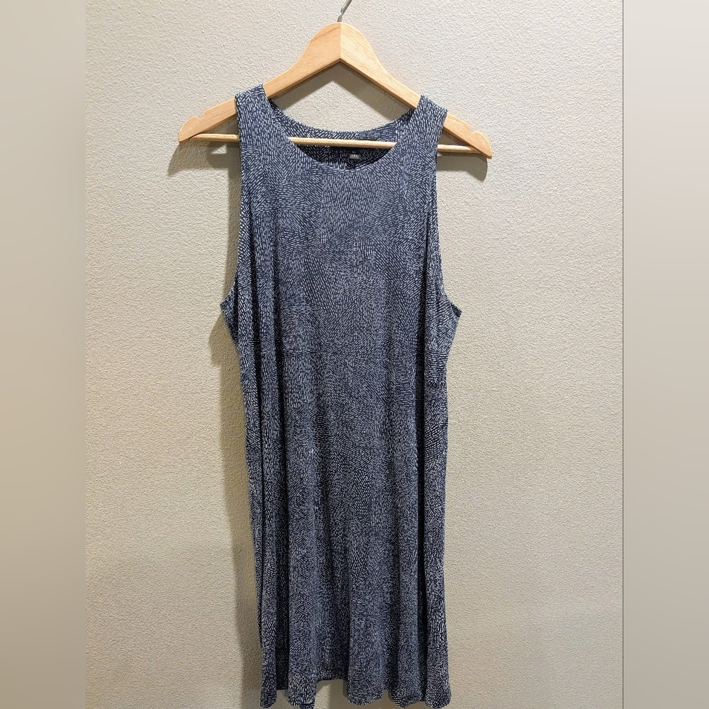 Athleta Women's Black and White Tank Dress